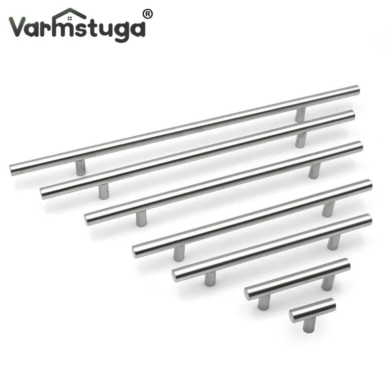 Brushed Stainless Steel Cabinet T-Bar Handle