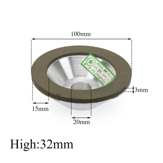 Resin Bond Diamond Cup Grinding Wheel for Carbide and Metal