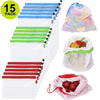 Sacs en maille réutilisables - Lot de 3 tailles