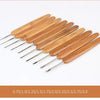 Bamboo Handle Crochet Hooks Set (0.5mm–6.0mm)