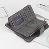 Classic Long PU Leather Wallet with Multiple Pockets