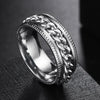 Rotating Anxiety Fidget Spinner Ring