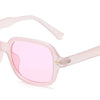Vintage Yellow Square Sunglasses