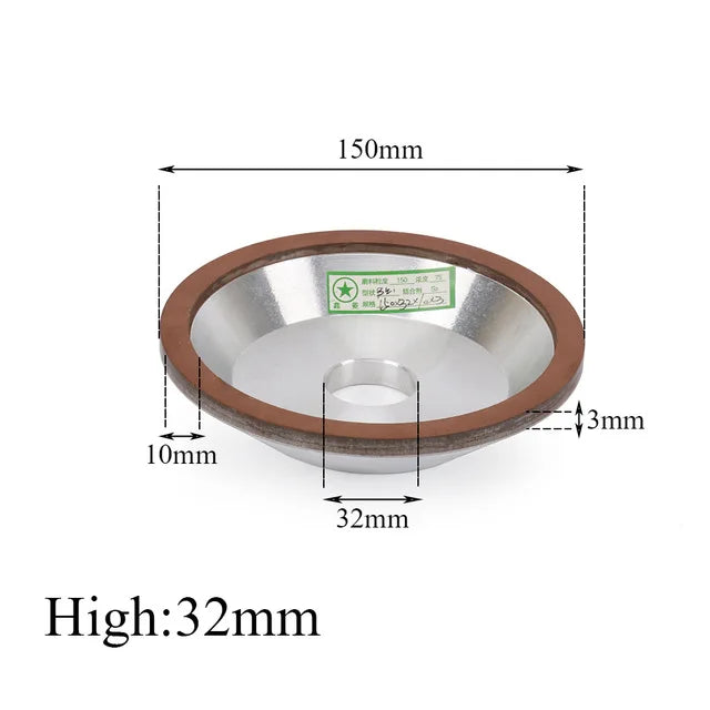 Resin Bond Diamond Cup Grinding Wheel for Carbide and Metal