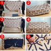 Printed Stretch Sofa Cover for L-Shaped and Corner Sofas