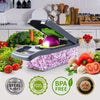 14-in-1 Multifunctional Vegetable Chopper with Interchangeable Blades