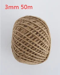 Natural Jute Twine Roll for Crafts, Decor & DIY Projects