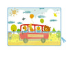 Cartoon Car Sunshade Curtain with Storage Pocket