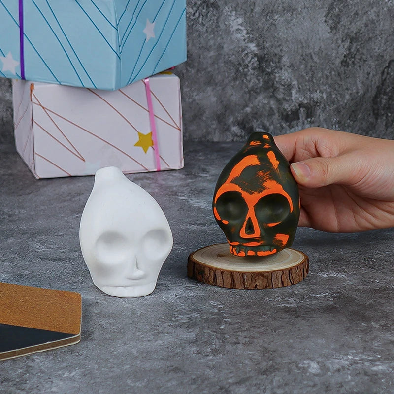 Aztec Death Whistle - Ceramic Folk Art Instrument