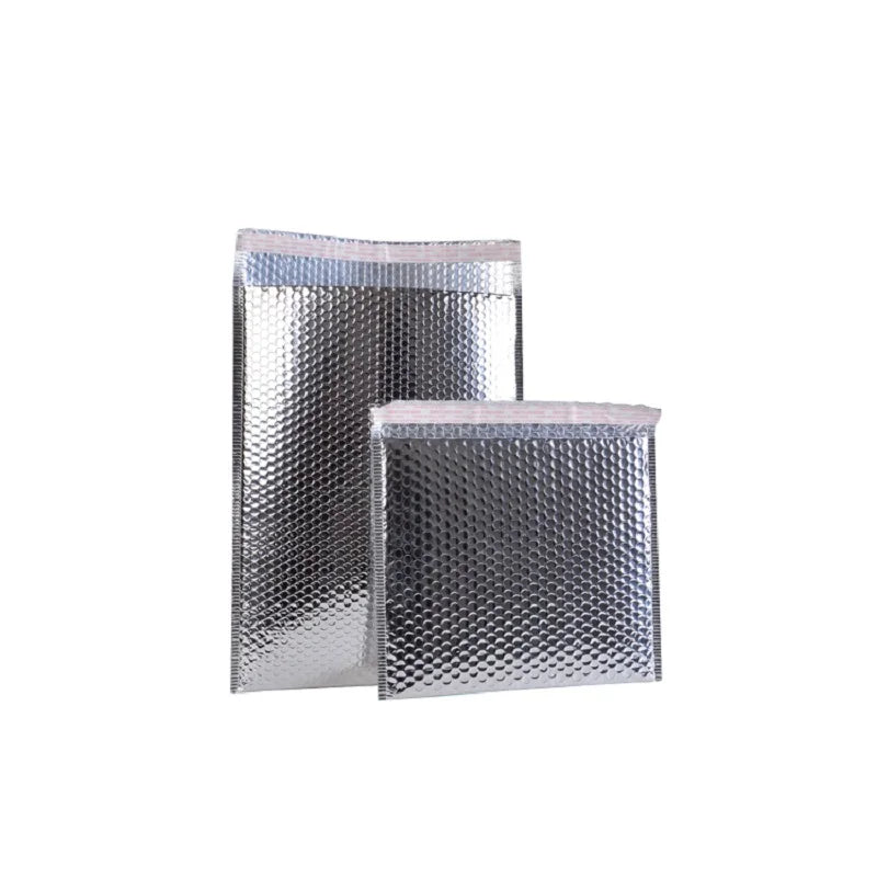 Silver Aluminum Foil Bubble Mailer Envelopes