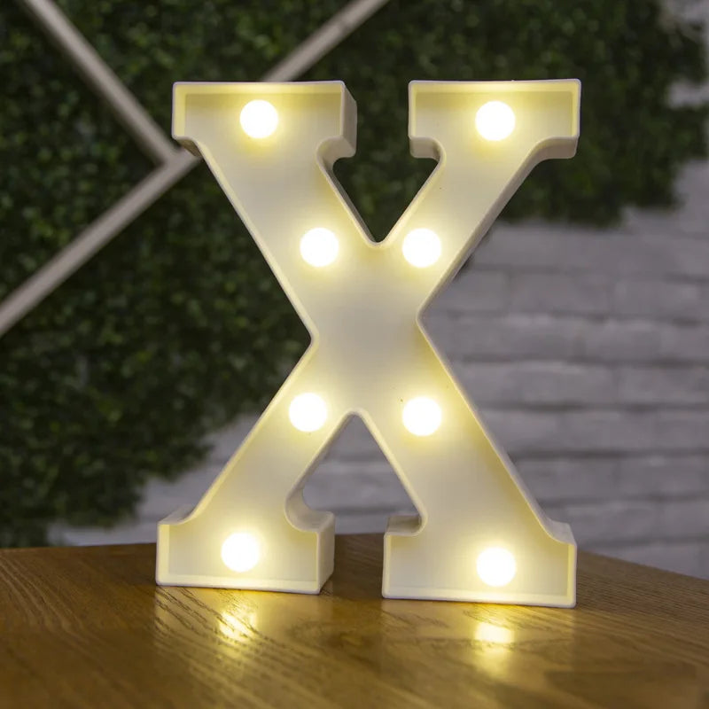Glowing Alphabet LED Letter Lights for Decor