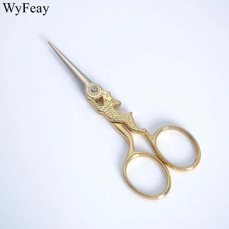 Vintage Floral Embroidery Scissors
