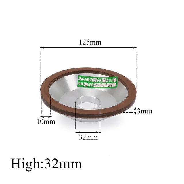 Resin Bond Diamond Cup Grinding Wheel for Carbide and Metal