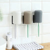 Wall-Mounted Toothbrush and Cup Holder