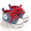 Classic Canvas First Walker Shoes for Babies with Star Print