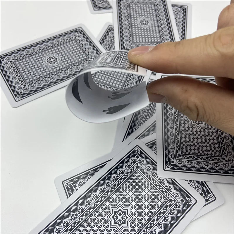 Durable PVC Playing Cards – Waterproof Poker Deck for Texas Hold'em, Baccarat & More