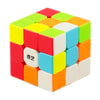 A 3x3 speed cube puzzle with colorful, stickerless faces in a grid formation.