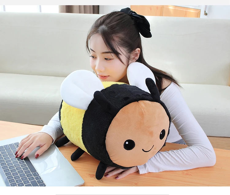Kawaii Bee & Ladybug Plush Toy Set