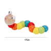 A set of colorful wooden puzzles shaped like a face for toddlers and young children.