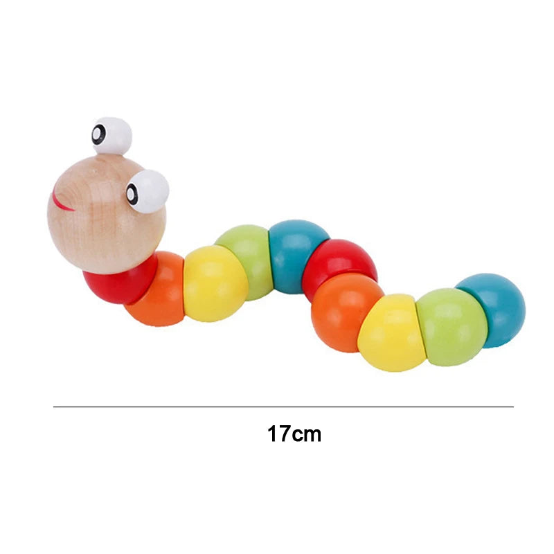 A set of colorful wooden puzzles shaped like a face for toddlers and young children.