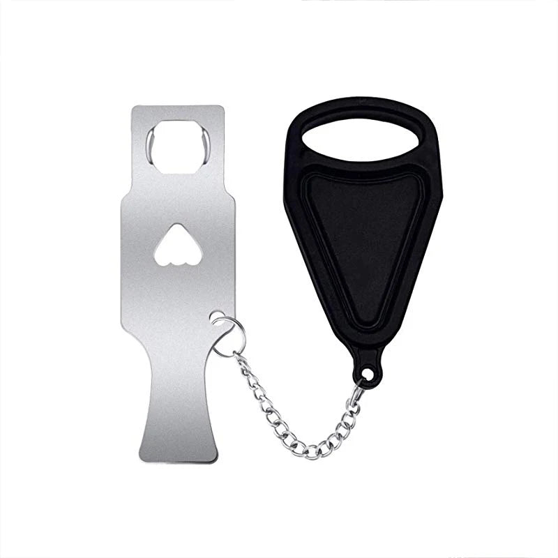 Portable Door Lock with Key for Travel Security