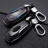 Carbon Fiber Car Key Cover for Ford Models