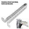 Stainless steel lock body with multiple holes for car anti-theft protection