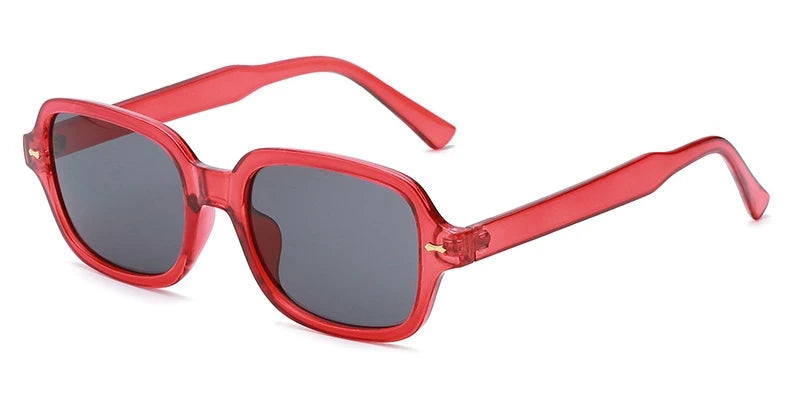 Vintage Yellow Square Sunglasses