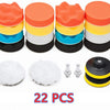 Car Polishing Pad Kit with Drill Adapters