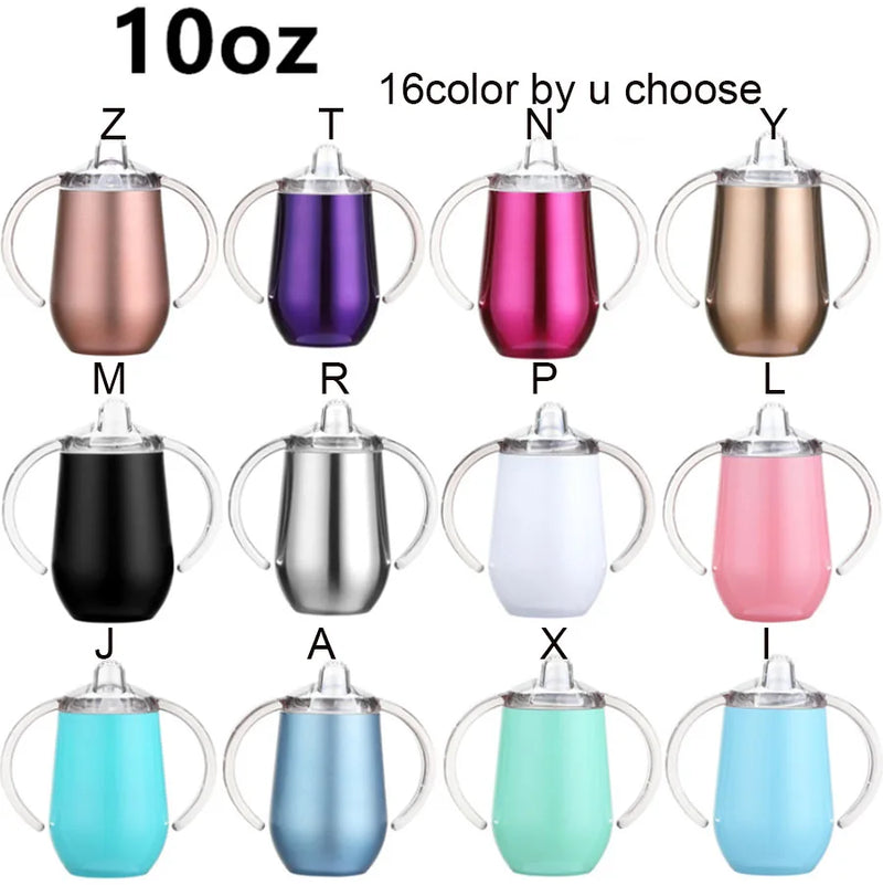 10oz Insulated Stainless Steel Sippy Cup