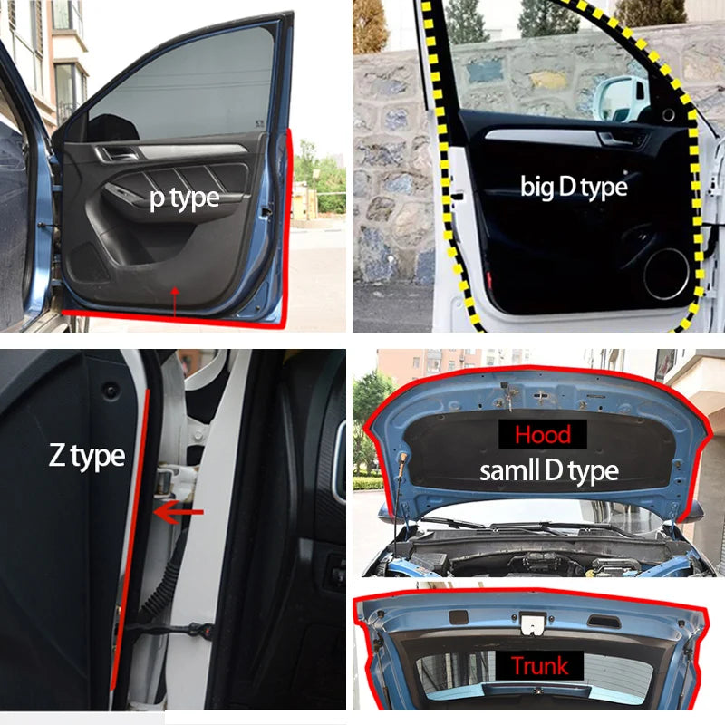 EPDM Rubber Car Door Seal Strip