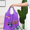 Foldable Cartoon Shopping Bag with Shoulder Straps