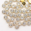 Gold Claw Sunflower Rhinestones for Sew-On Crafts