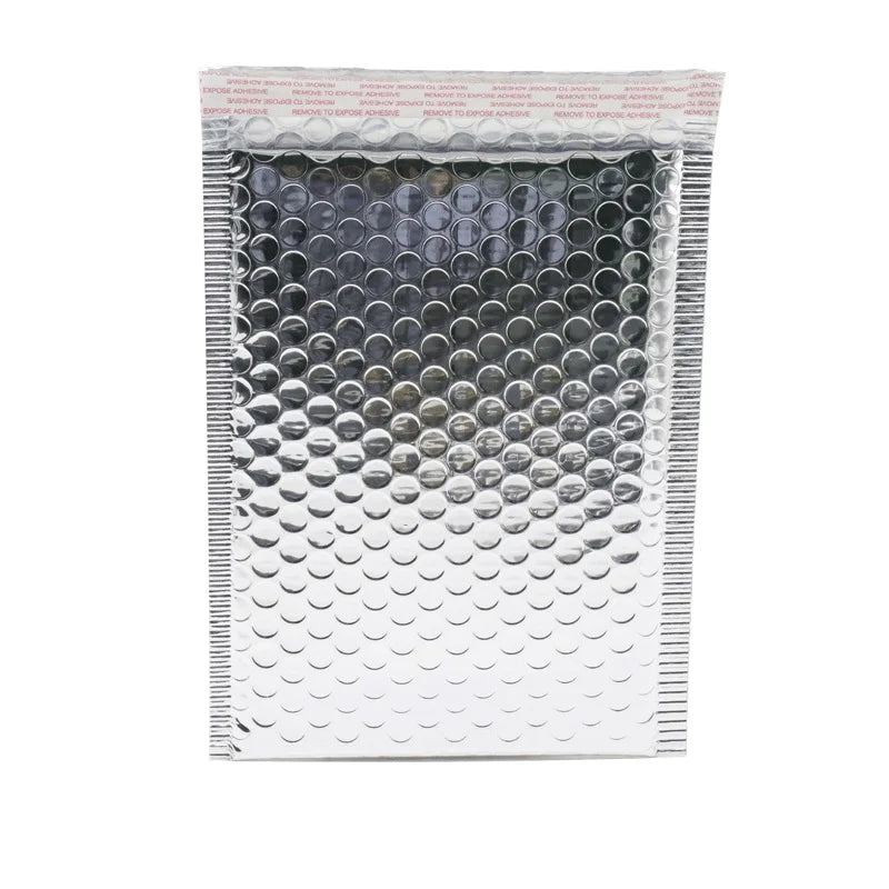 Silver Aluminum Foil Bubble Mailer Envelopes