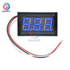 Mini LED Digital DC Voltmeter 0-100V with Three Color Options