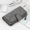 Classic Long PU Leather Wallet with Multiple Pockets