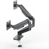 Dual Monitor Desk Mount with 90° Swivel