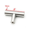Brushed Stainless Steel Cabinet T-Bar Handle