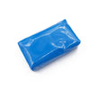 A blue plastic bag containing a professional magic clay bar for car detailing and paint decontamination.