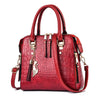 Luxury Crocodile Pattern Handbag