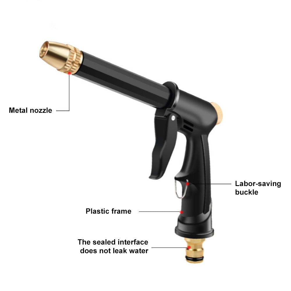 Adjustable High-Pressure Water Spray Gun for Car Washing and Gardening