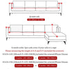 Printed Stretch Sofa Cover for L-Shaped and Corner Sofas