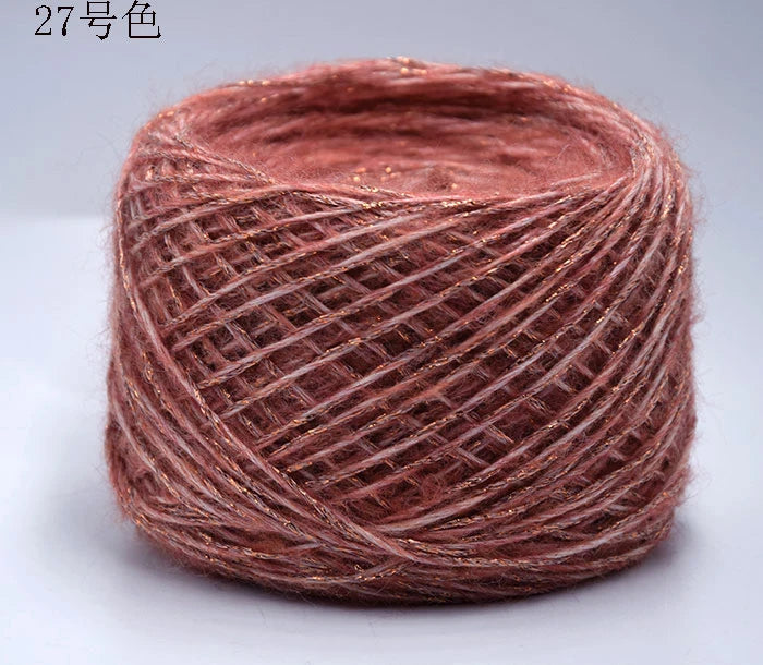 Merino Wool Metallic Yarn with Shimmering Thread – 250g