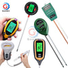 A set of three Goood soil testing devices including a pH, moisture, and light meter with probes.