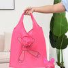 Foldable Cartoon Shopping Bag with Shoulder Straps