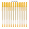 Gelstift-Set in Weiß, Gold & Silber für dunkles Papier