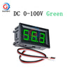 Mini LED Digital DC Voltmeter 0-100V with Three Color Options