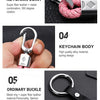 Carbon Fiber Car Key Cover for Ford Models