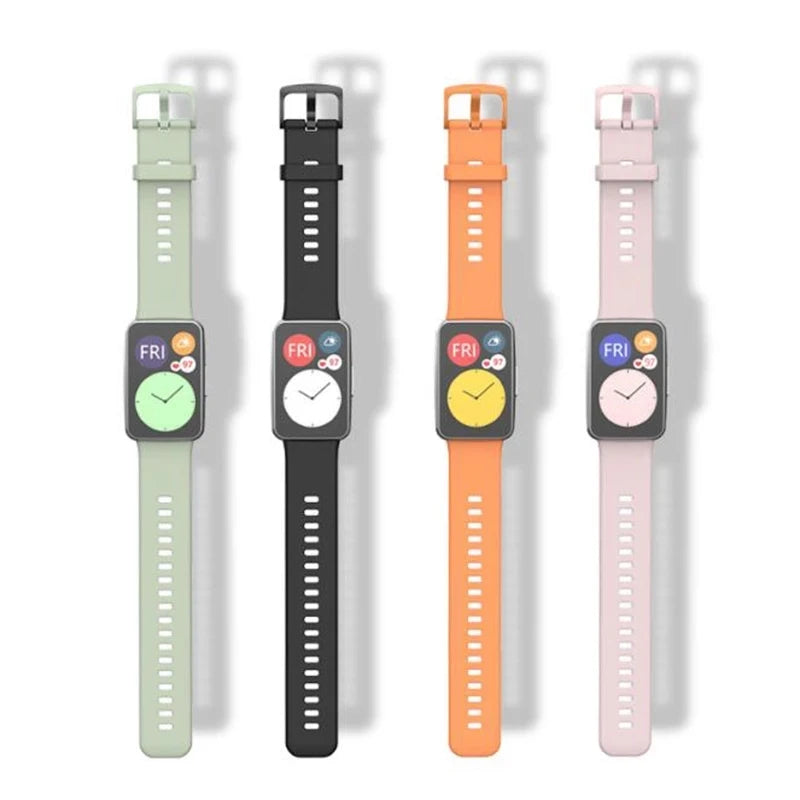Soft Silicone Sport Band for Huawei Watch Fit