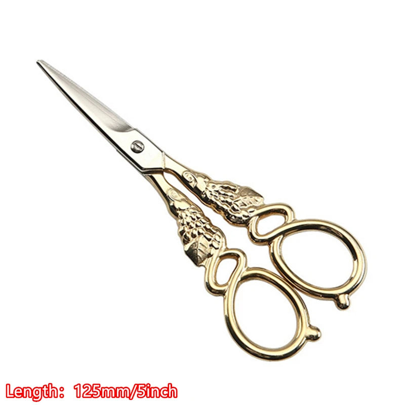 Vintage Floral Embroidery Scissors